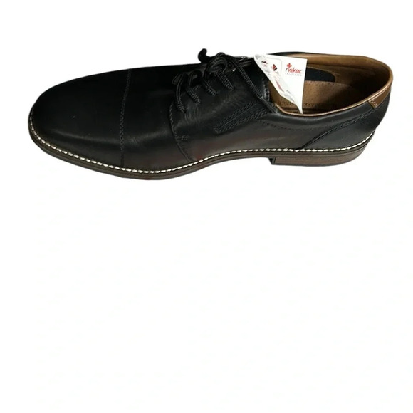 Rieker men shoes,black,NEW,leather cap Oxford size  11.5, reg 170$ - Picture 8 of 15
